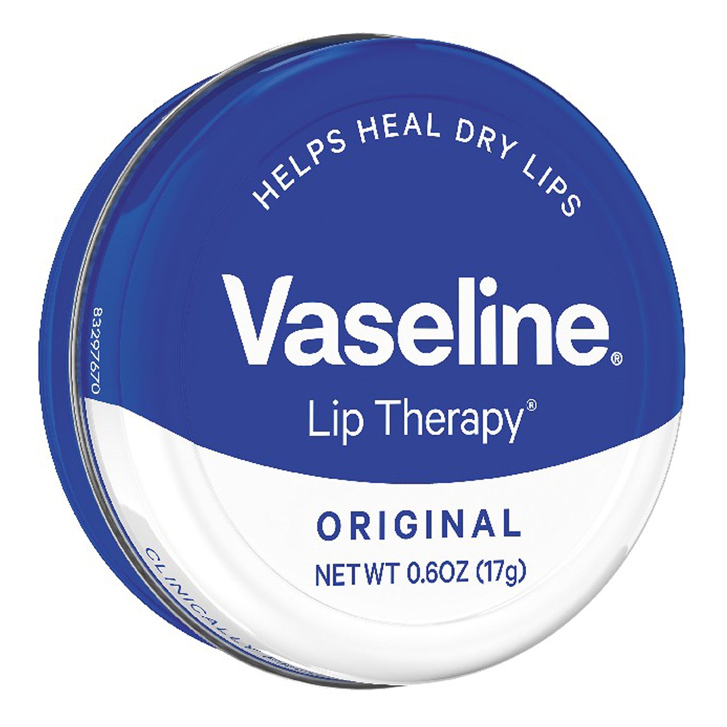 Vaseline Lip Therapy Lip Balm Tin, Original, 0.6 oz, Rose