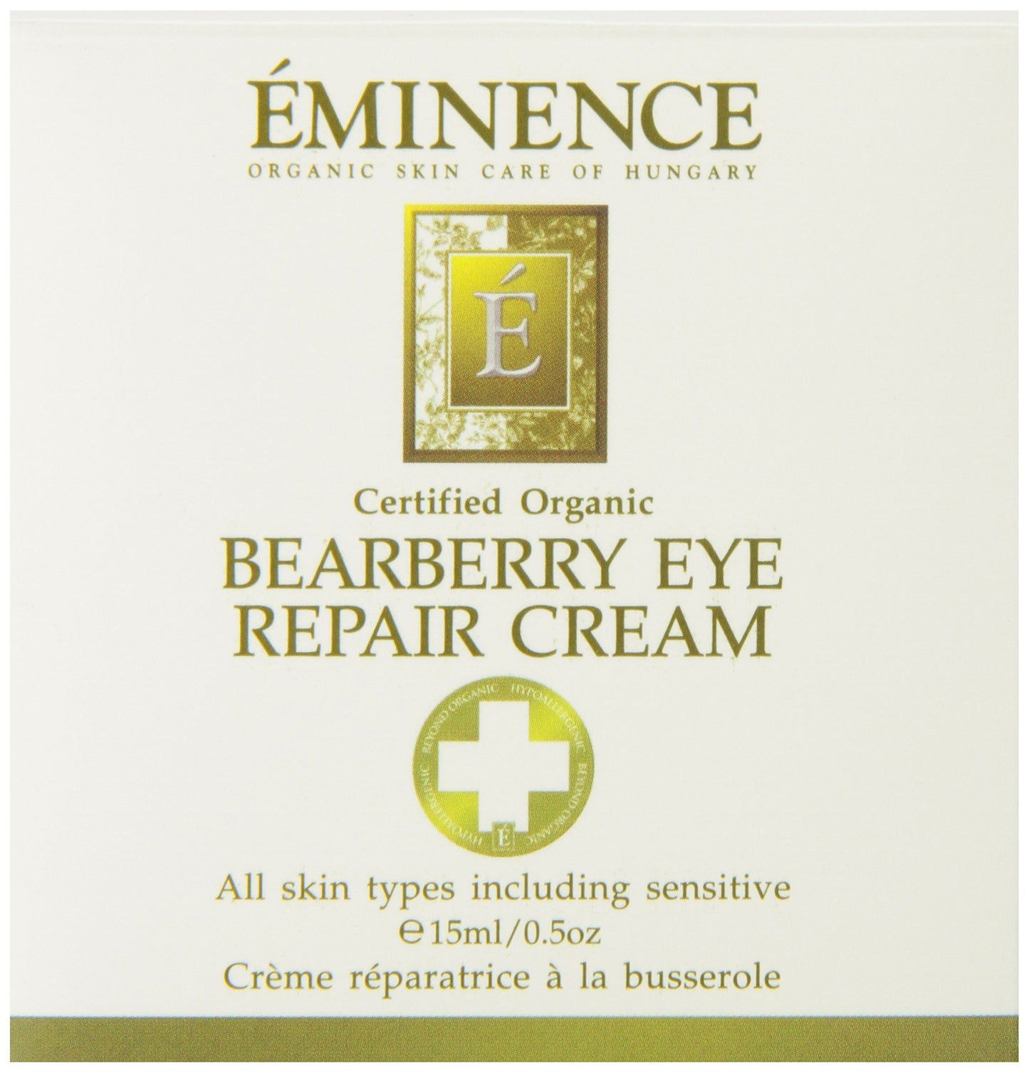 Eminence Organic Skincare. Bearberry Eye Repair Cream 0.5 oz.