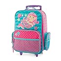 Stephen Joseph Kids Classic Rolling Luggage, Kids Luggage, Toddler Rolling Travel Carry On, Kids Suitcase with wheels,