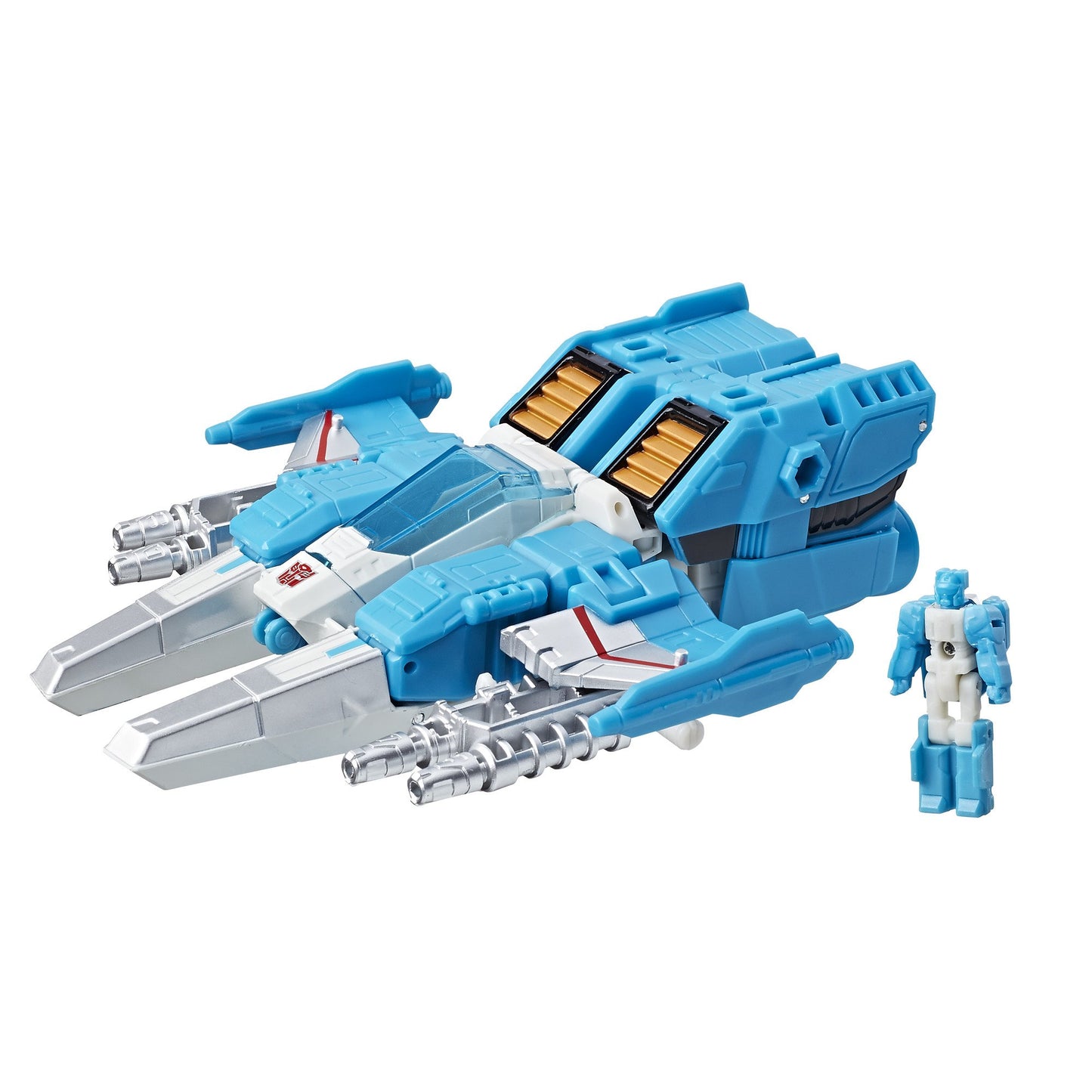 Transformers Generations Titans Return Deluxe Autobot Topspin and Freezeout