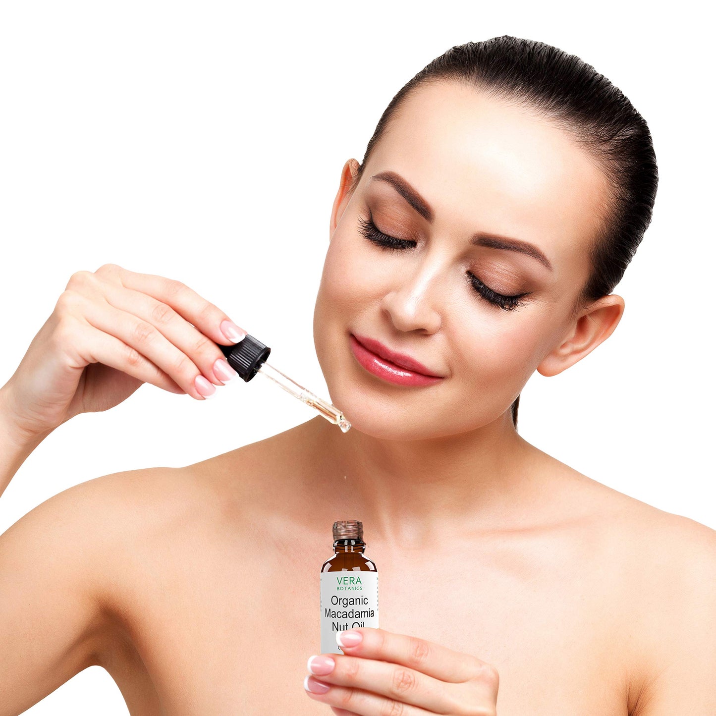 Vera Botanics ORGANIC MACADAMIA NUT OIL 100% Pure & Natural, Unrefined, Cold-Pressed For Face, Dry Skin, Nails, Lips, Body & Hair - Reduce Hair