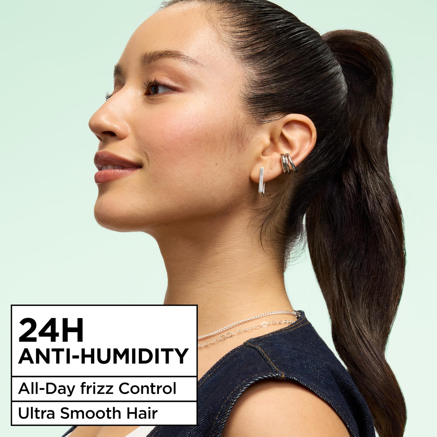 Garnier Fructis Style Sleek and Shine Anti-Humidity Hairspray, Ultra Strong Hold, Frizz Protection 8.25 Oz, 3 Count (Packaging May Vary)