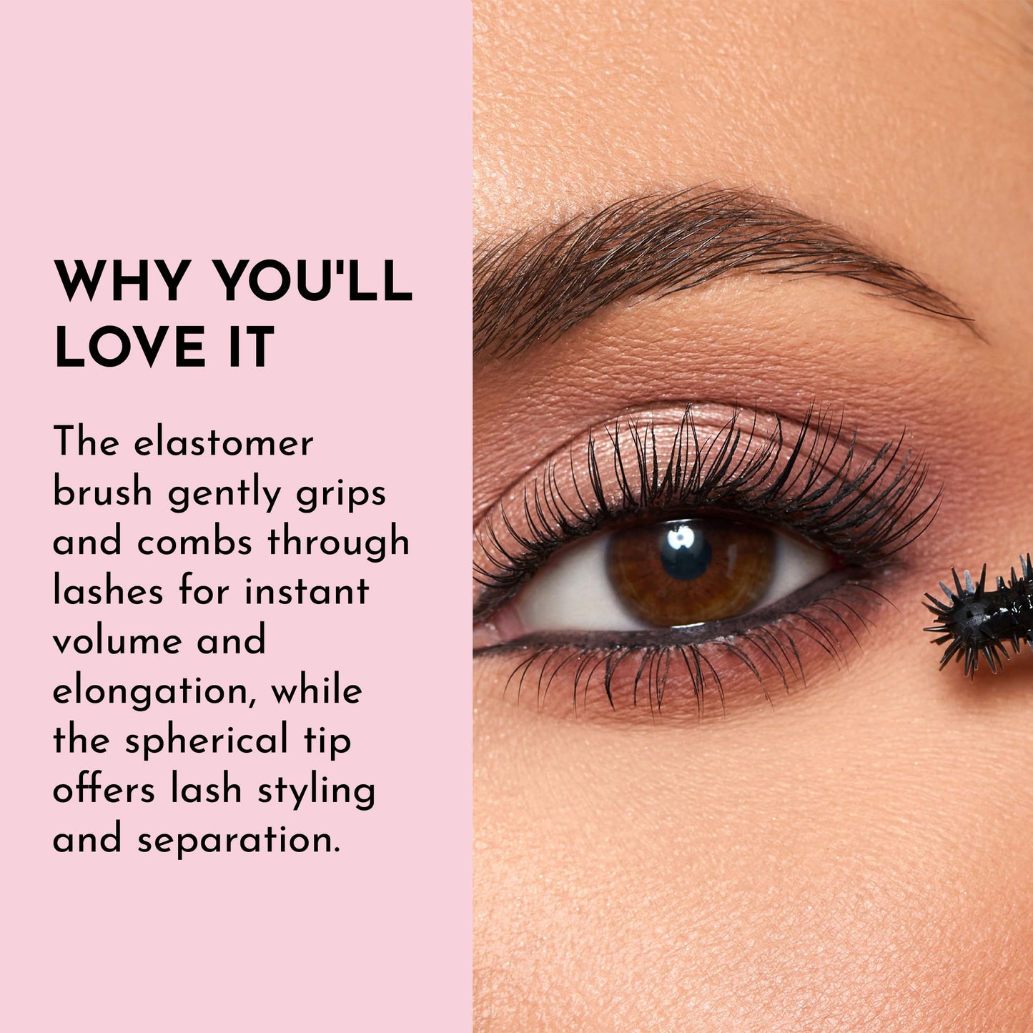 LAWLESS Women's The One & Done Volumizing Mascara, sunset peach, Black, 0.4 Fl Oz
