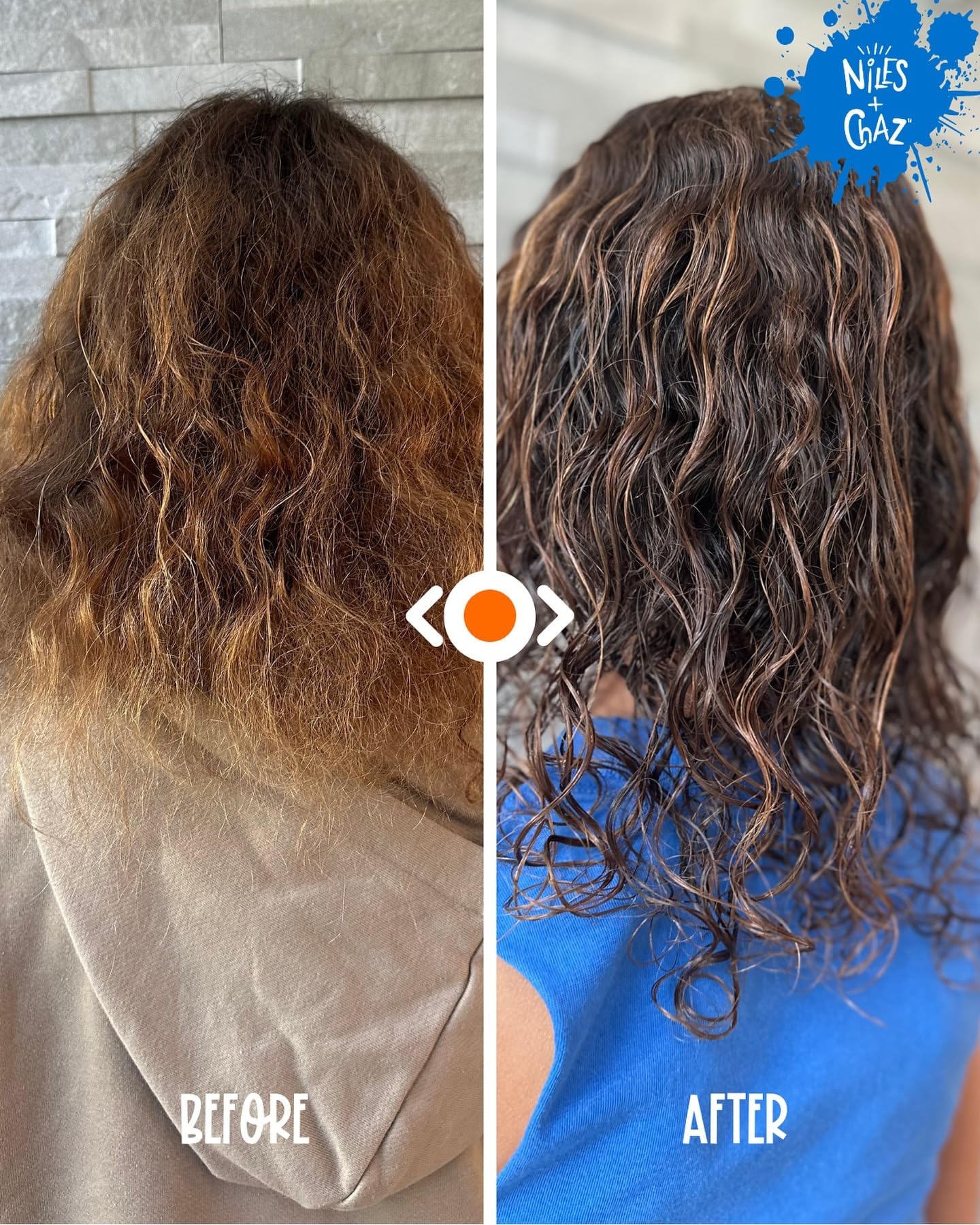 Niles + Chaz Tangles Shmangles Curly Hair Detangler Spray for Kids; Curl Enhancer, Hydrating Leave in Conditioner for Curly Hair Kids - Define Curls