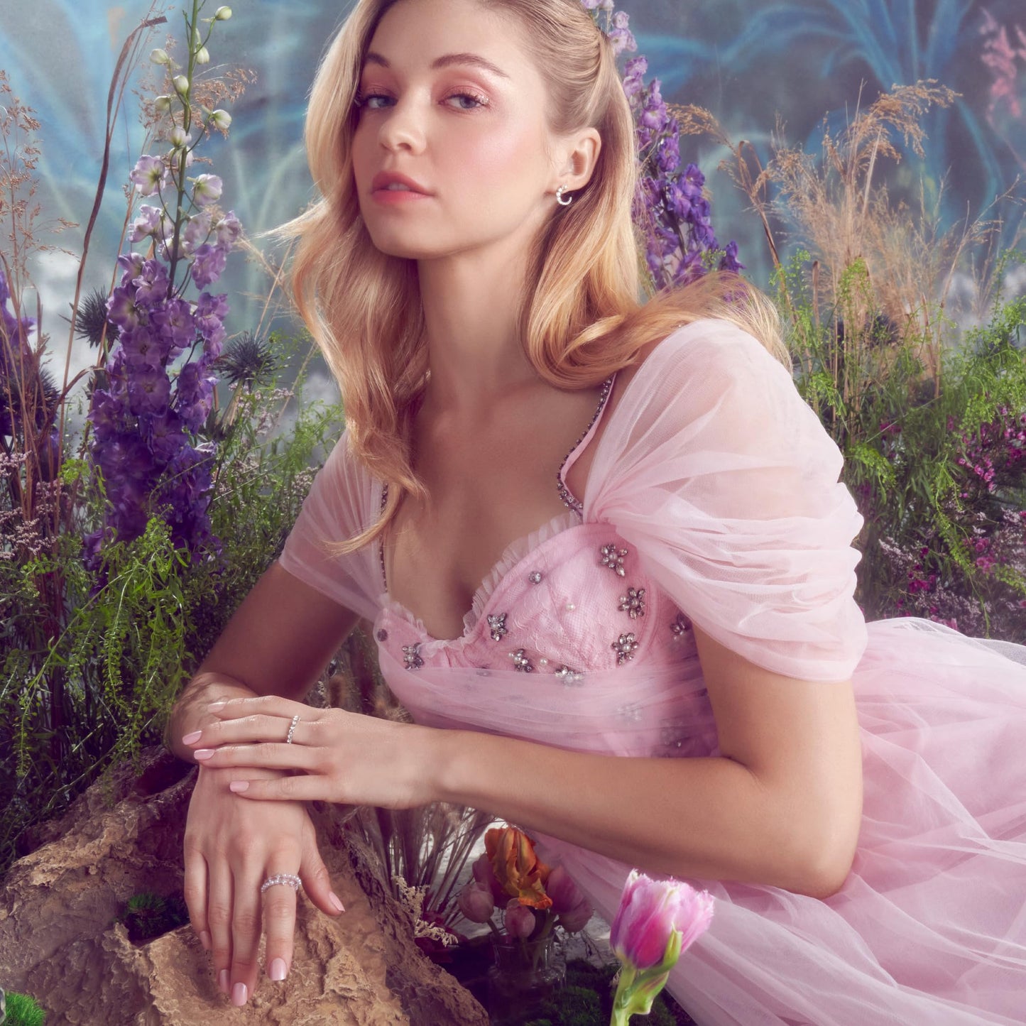 WICKED X imPRESS Press On Nails, New Improved Adhesive, Up To 10 Day Hold, ‘Glinda-fied’, Pink, Short Squoval, Includes 30 Fake Nails, 1 Prep Pad, 1 Beauty & Personal Care imPRESS