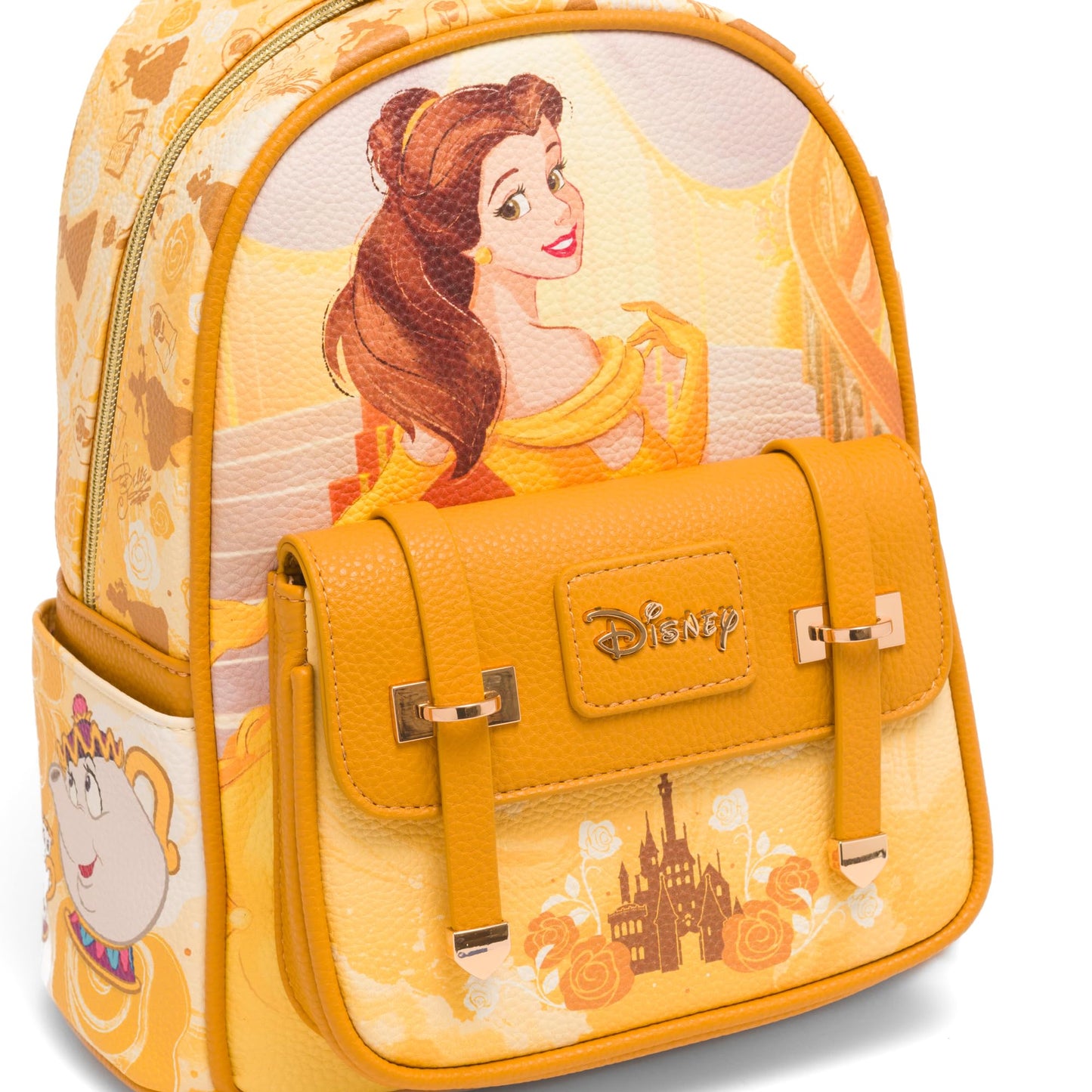 Wondapop Disney Beauty and the Beast Belle 11" Vegan Leather Fashion Mini Backpack