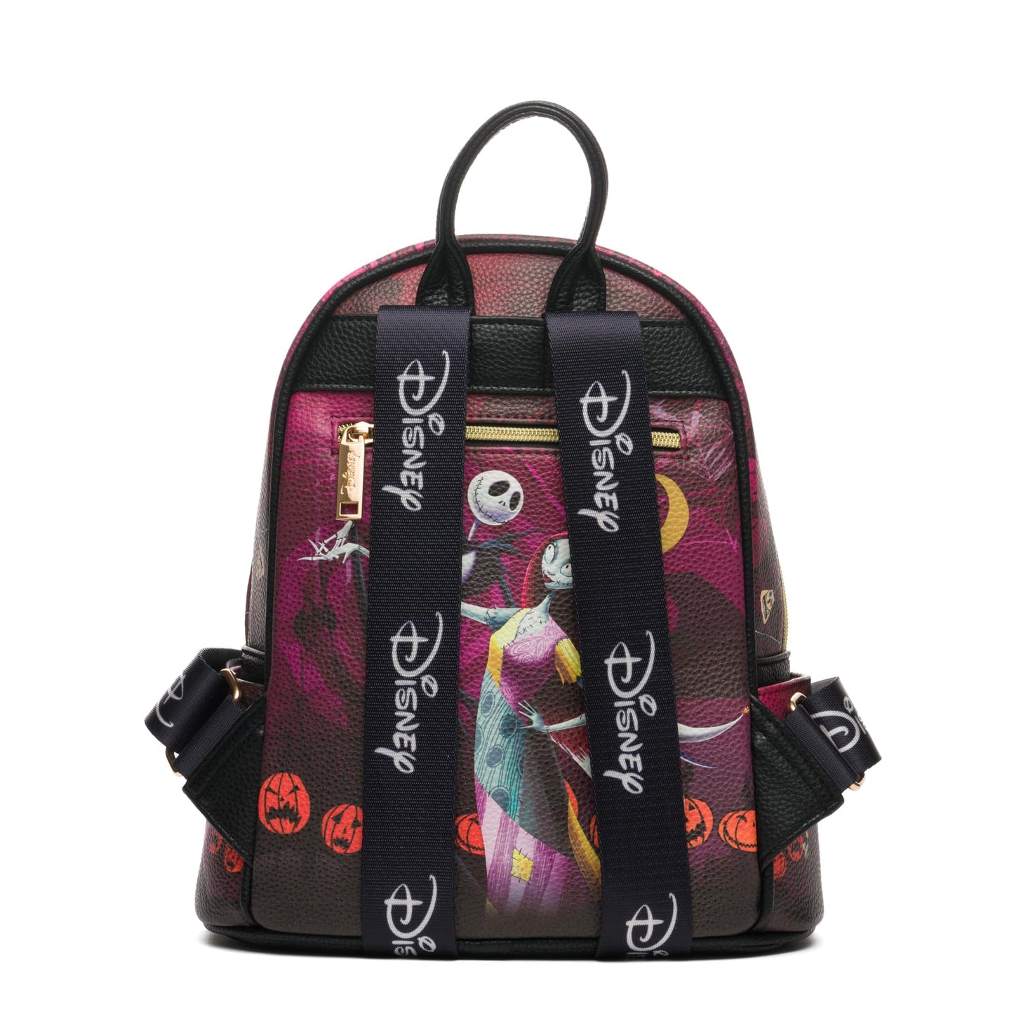 Wondapop Disney Nightmare Before Christmas Jack and Sally 11" Vegan Leather Fashion Mini Backpack