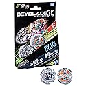 Beyblade X Gill Shark 4-70O BX & Pearl Tiger 3-60U BX Dual Pack Set with 2 Right-Spinning Tops; Authentic Takara Tomy Battle Tops; Games/Toys for…