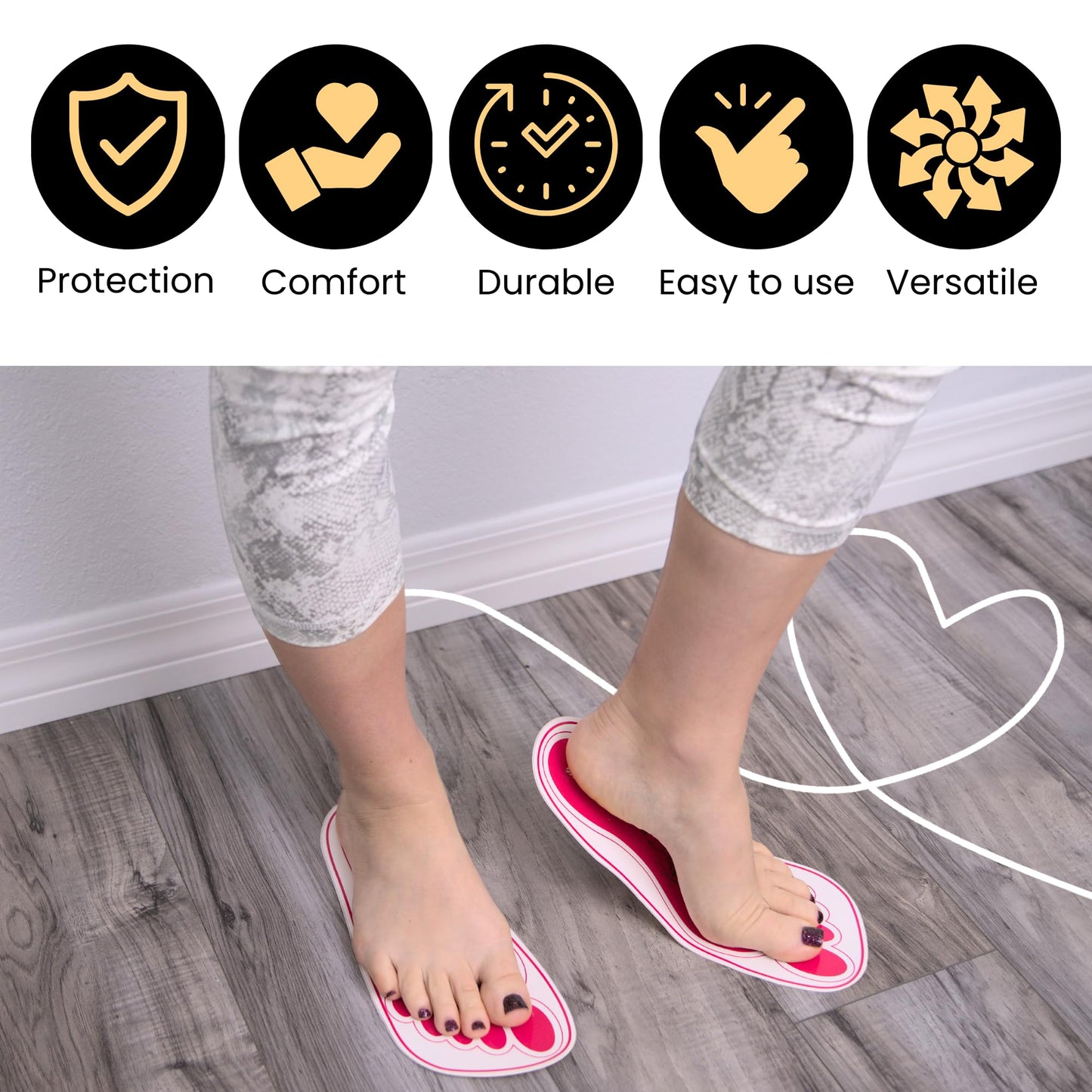 120Pairs(240Feets) Disposable Stick Spray Tanning Feet Pads Perfect for preventing spray tan solution,Deluxe & Hygienic Spray Tan Feet Pads-Ideal