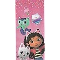 DreamWorks Gabby's Dollhouse Beach Towel - Pink 27 x 54 Inches