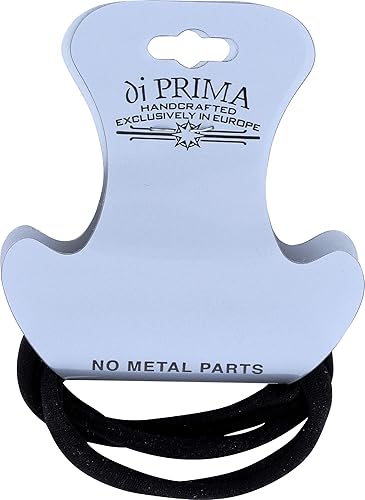 Di Prima Nylon Elastic Hair Styling Accessory, Black