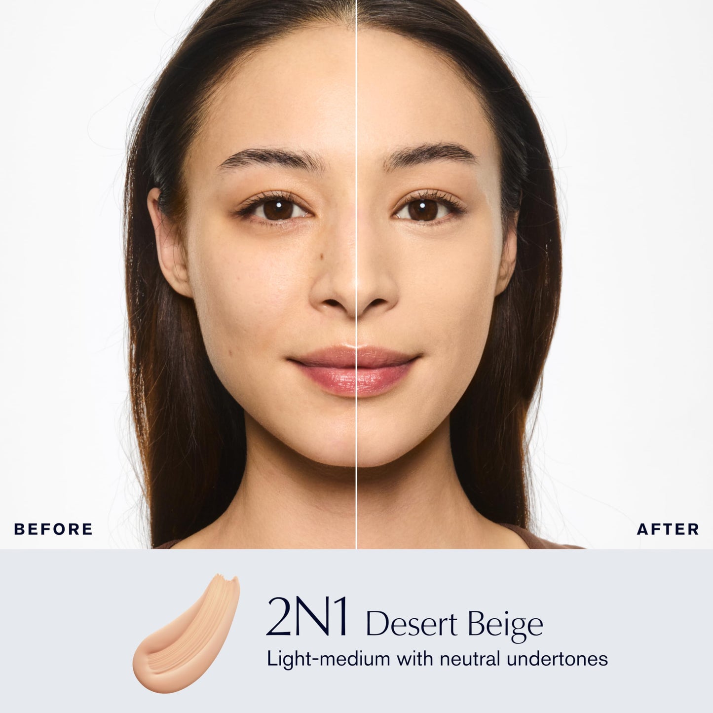 Estée Lauder Double Wear Stay-in-Place Foundation Makeup | 36-Hour Long-Wear Matte Foundation, 1 Fl Oz, 2N1 Desert Beige