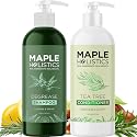 Shampoo and Conditioner for Oily Hair and Scalp - Sulfate and Paraben Free Shampoo and Conditioner Set for Oily Hair with Deep Cleansing Tea Tree Oil