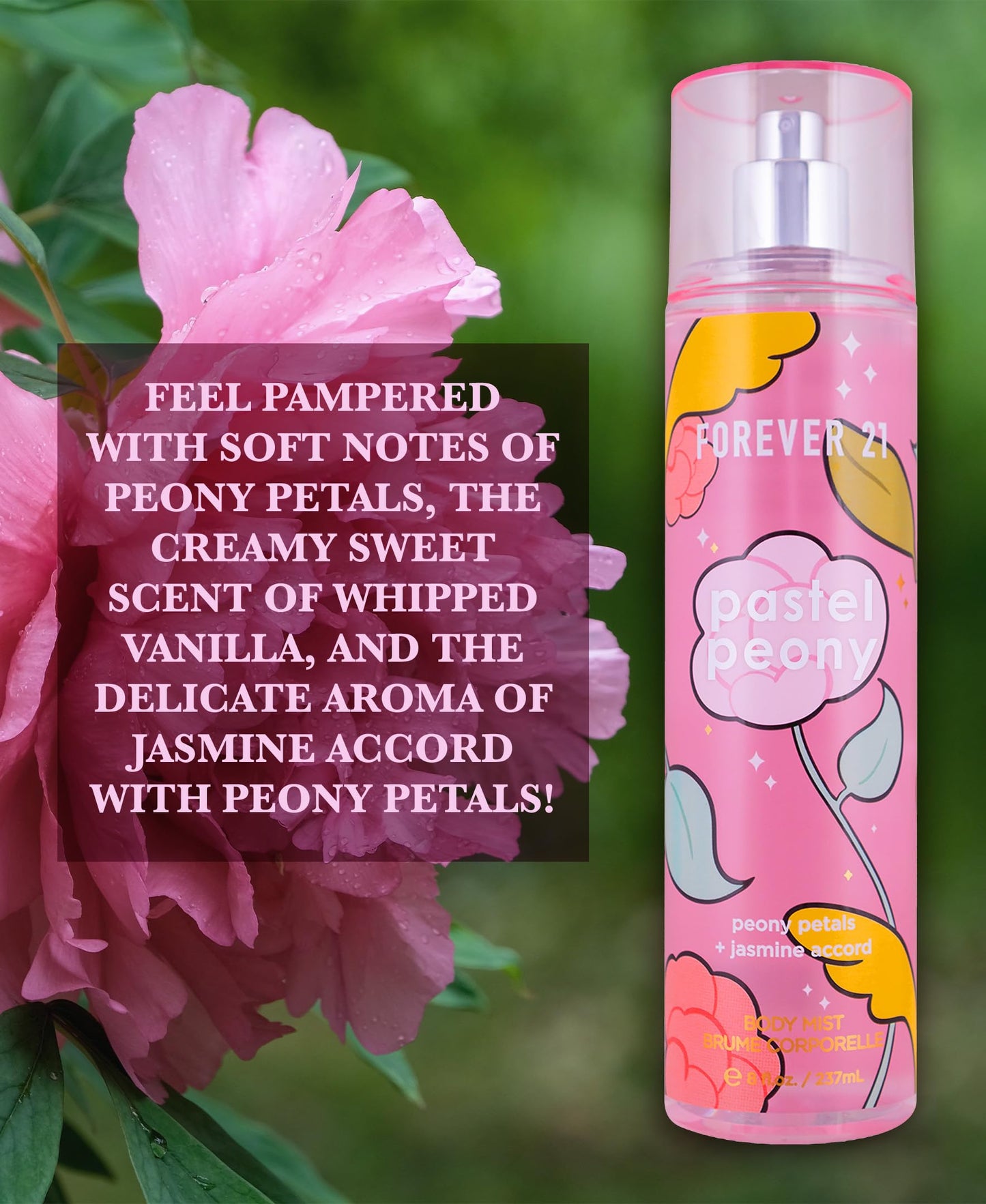 Pastel Peony Body Spray, 8 fl. oz., by Forever 21