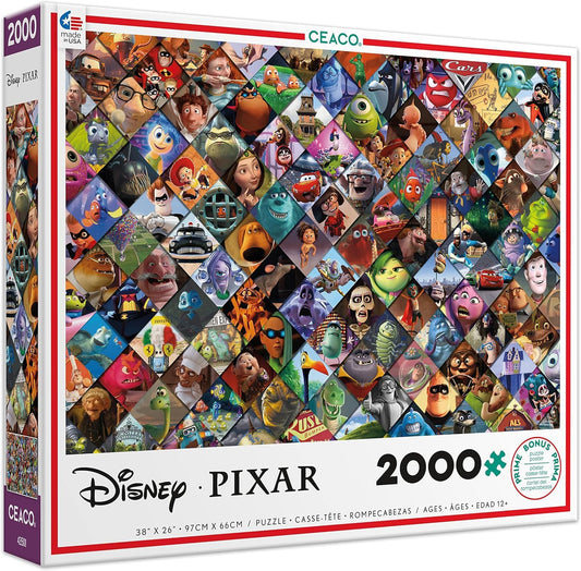 Ceaco - Disney/Pixar Clips - 2000 Piece Jigsaw Puzzle , 5"