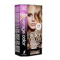 BOXY COLOR Coloring kit professional, permanent color cream hair dye with Vegetal Protein to get Hair with intense color shiny and silky. 100% Gray