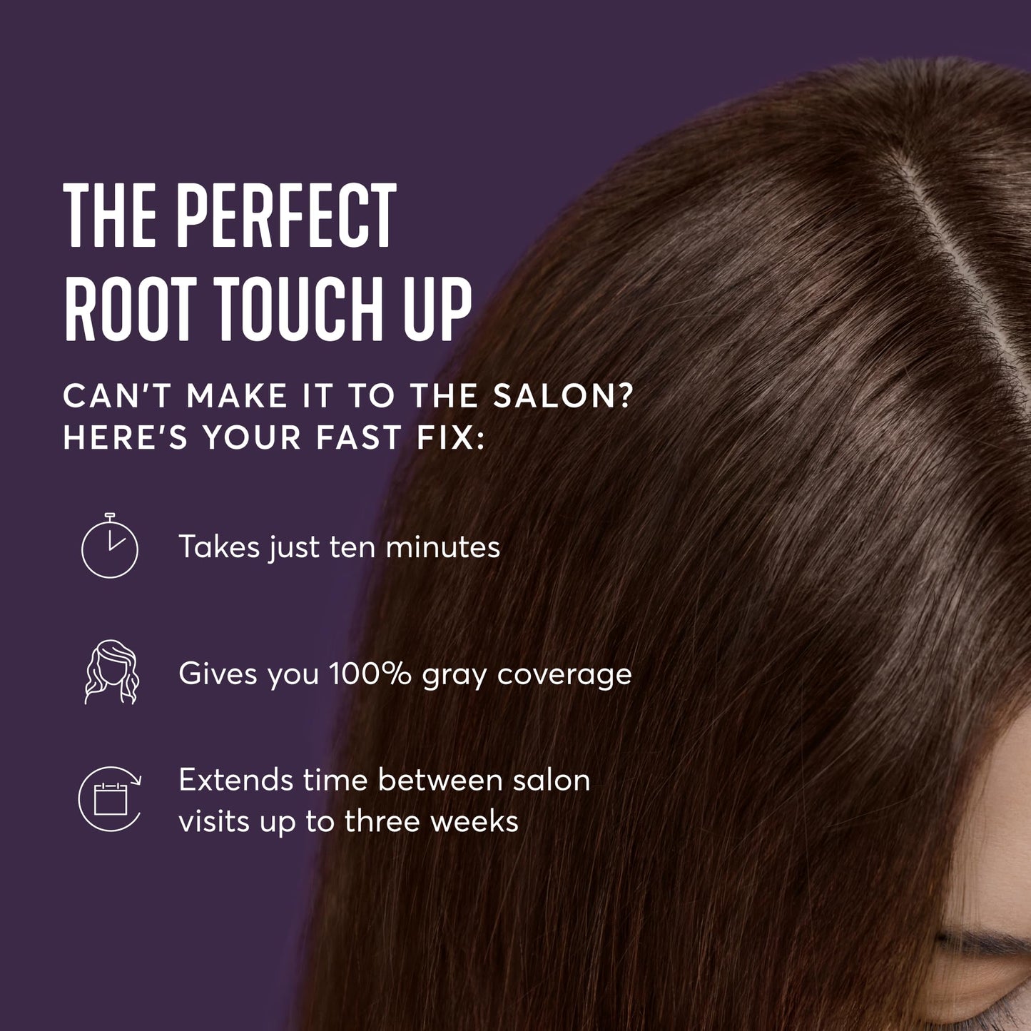 Madison Reed Root Perfection Root Touch Up Kit - 6N Savoca Medium Brown, 2 Permanent Applications, 100% Gray Coverage in 10 Min | PPD-Free