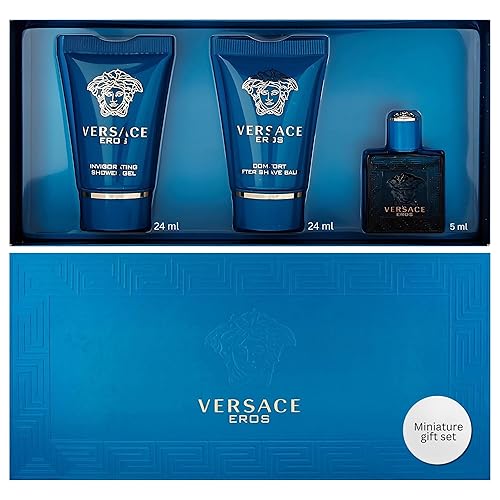 Versace Eros Perfume for Men 3 Piece Mini Gift Set