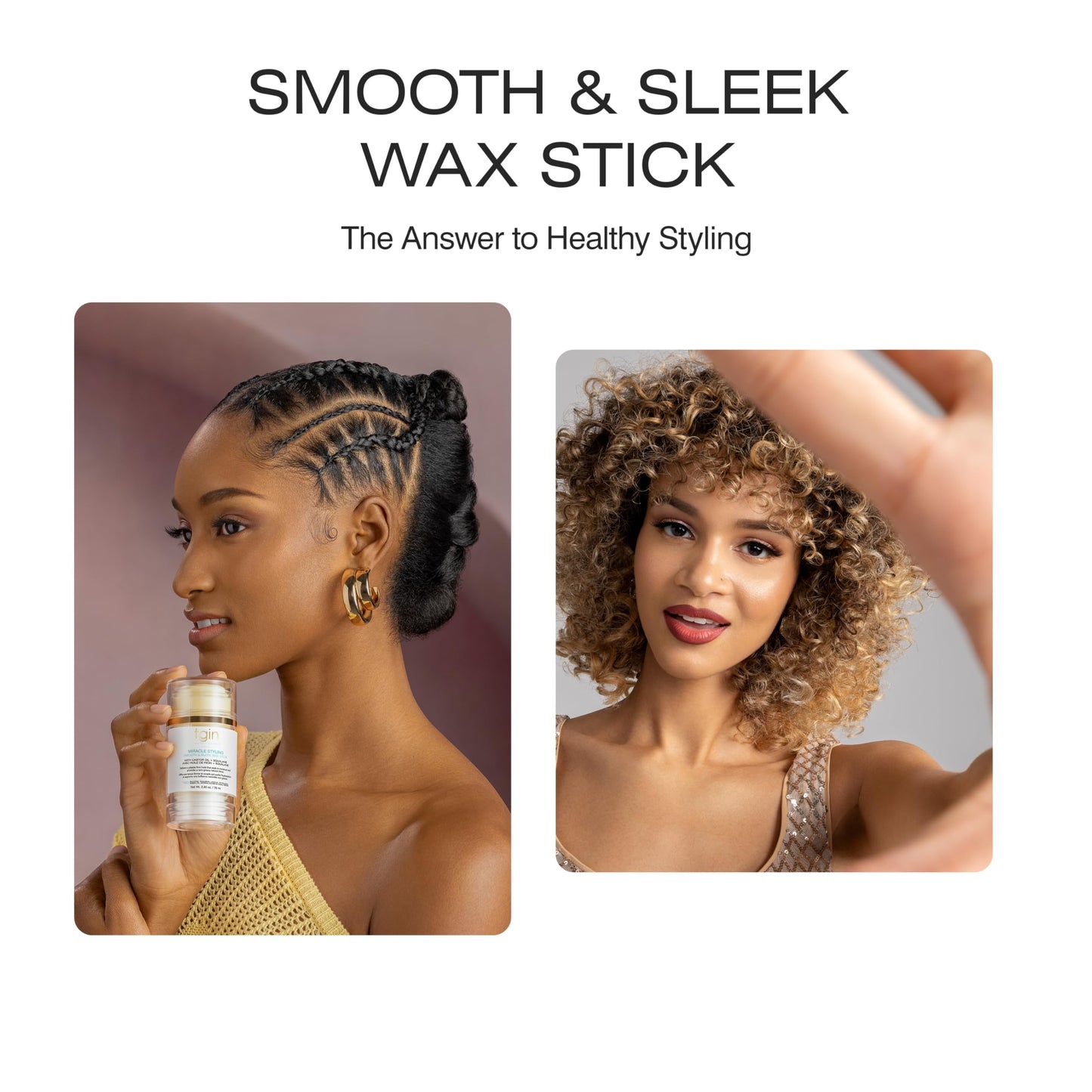 Thank God It's Natural Smooth & Sleek Wax Stick Store - Miracle Styling Smooth & Sleek Slick Back Products