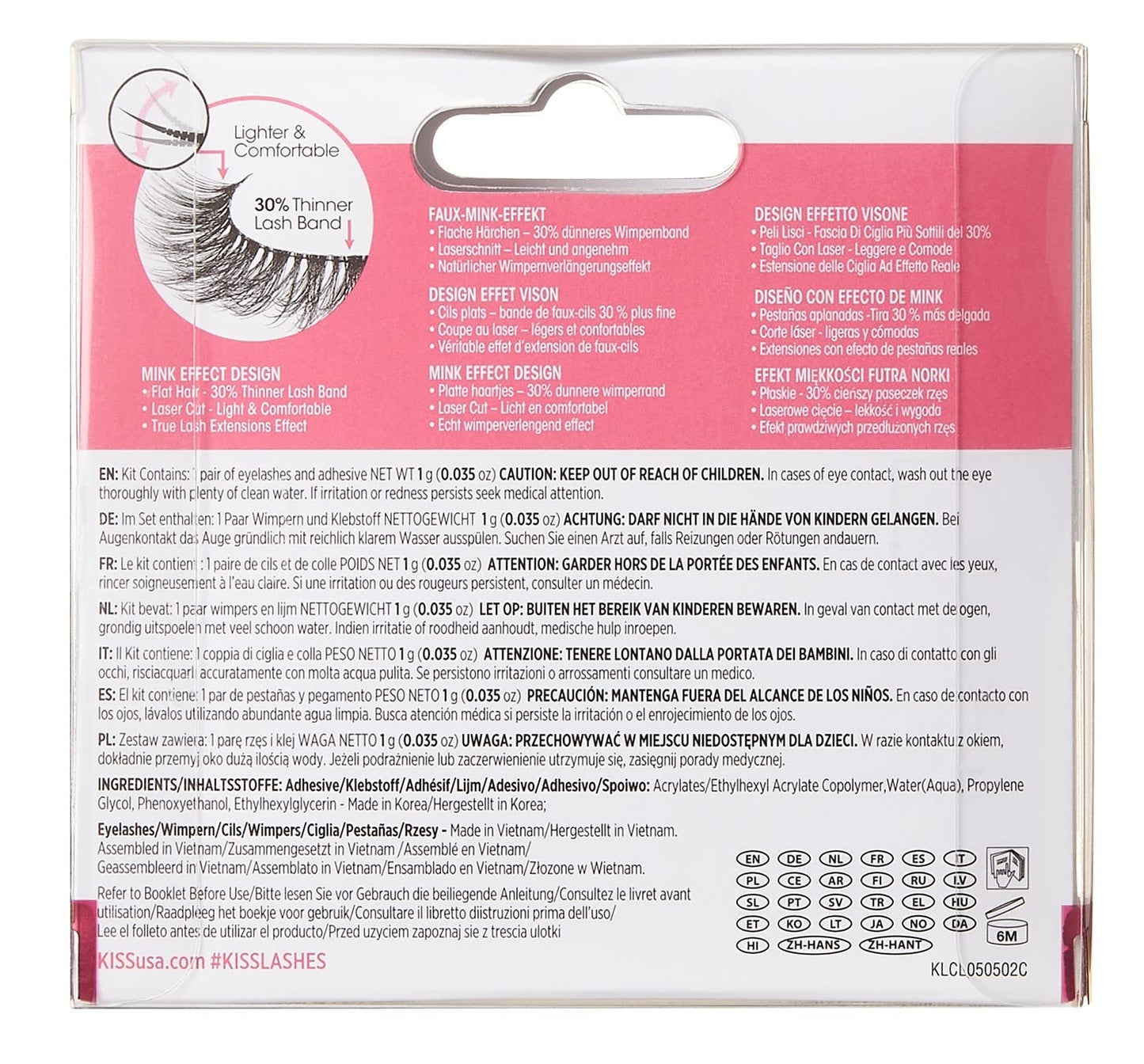 Kiss Lash Couture Luxtensions Velvet (Pack of 3)