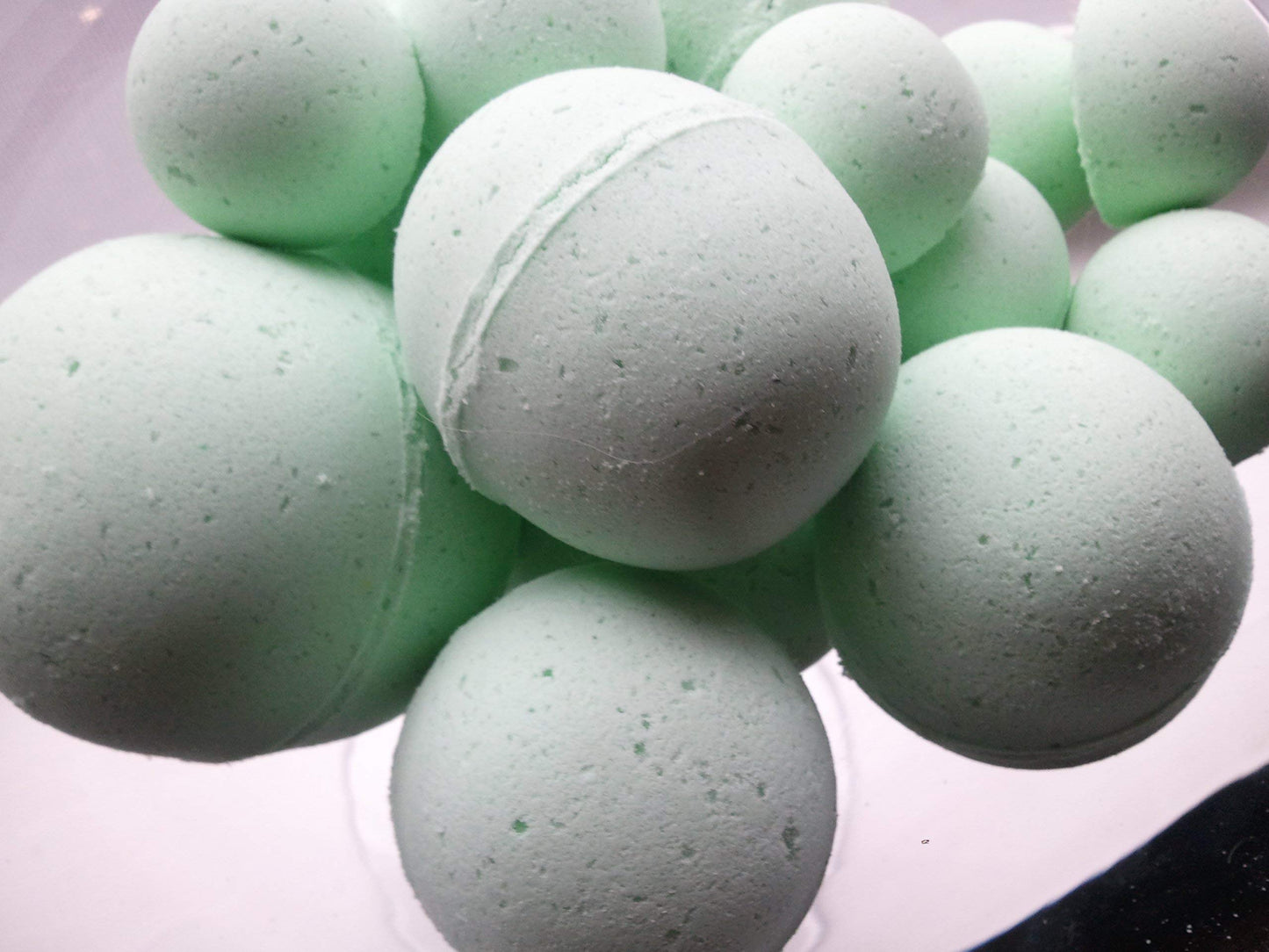 3 EUCALYPTUS AND SPEARMINT Luxury Bath Bomb Fizzies, Large, 5 oz, Handmade with Shea, Mango and Cocoa Butter, Ultra Moisturizing, Great for Dry Skin…