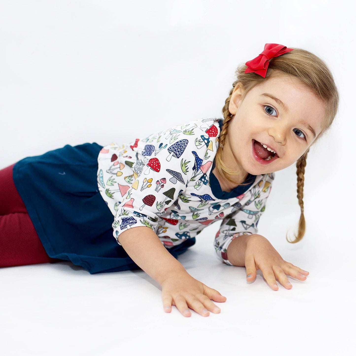 California Tot Non Slip Fully Lined Alligator Faux Leather Bow Hair Clips in Assorted Pack (Deluxe)