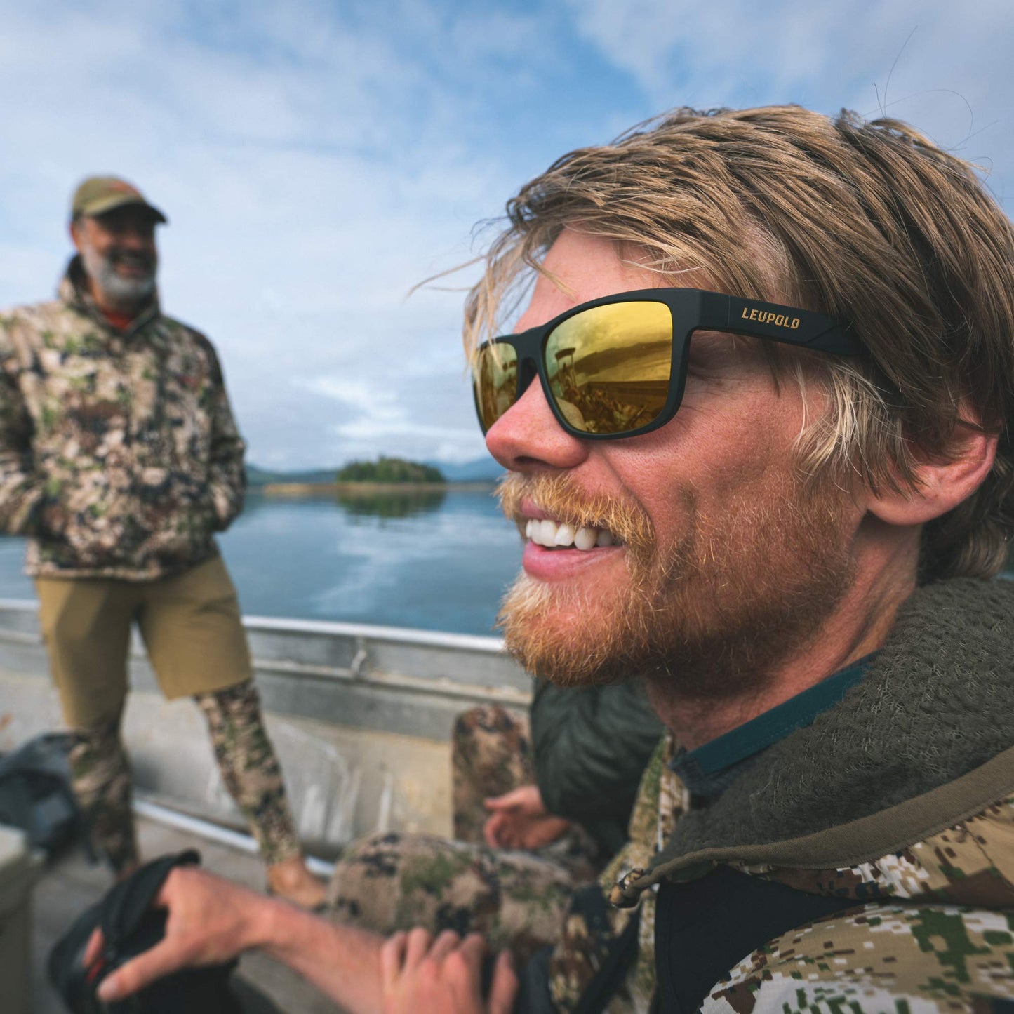 Leupold Katmai Performance Eyewear with Matte Tortoise Frames and Bronze Mirror Polarized Lenses