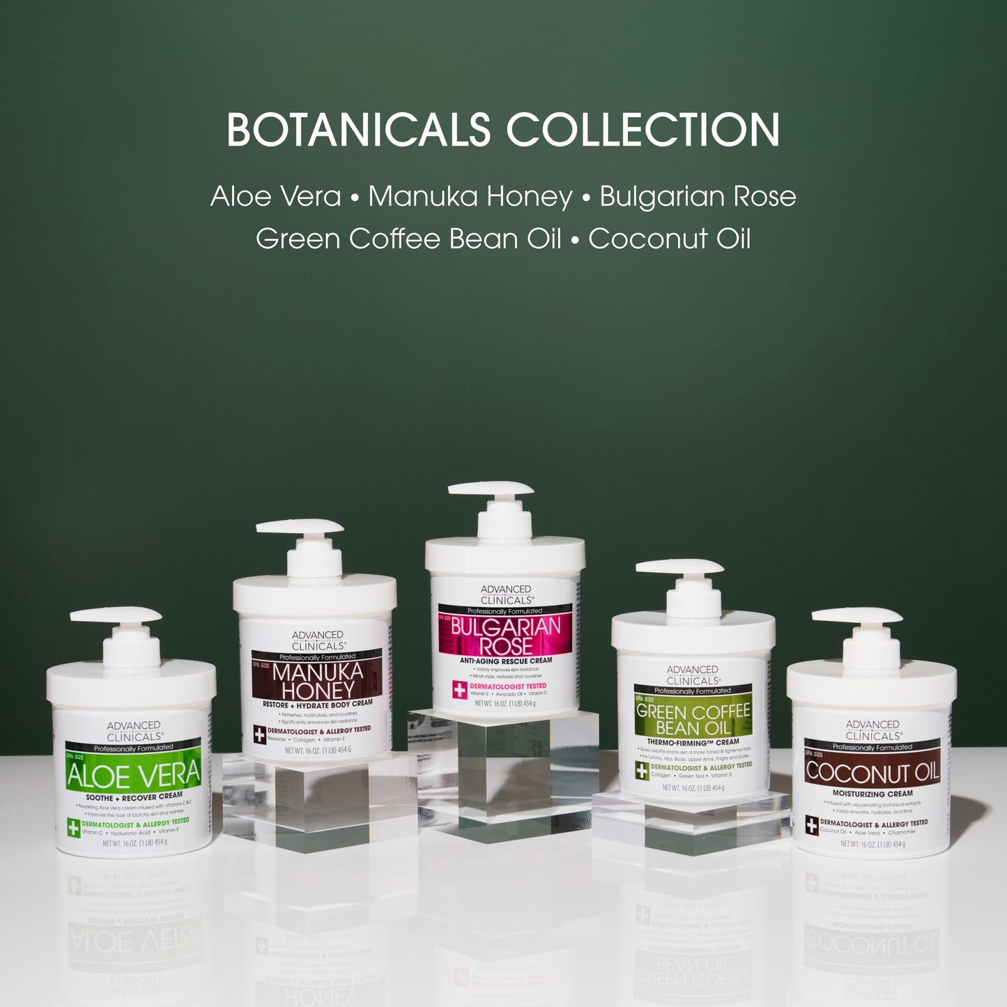 Advanced Clinicals Manuka Honey Body Cream For Women & Men | Body Butter Lotion For Extremely Dry Skin | Collagen Cream