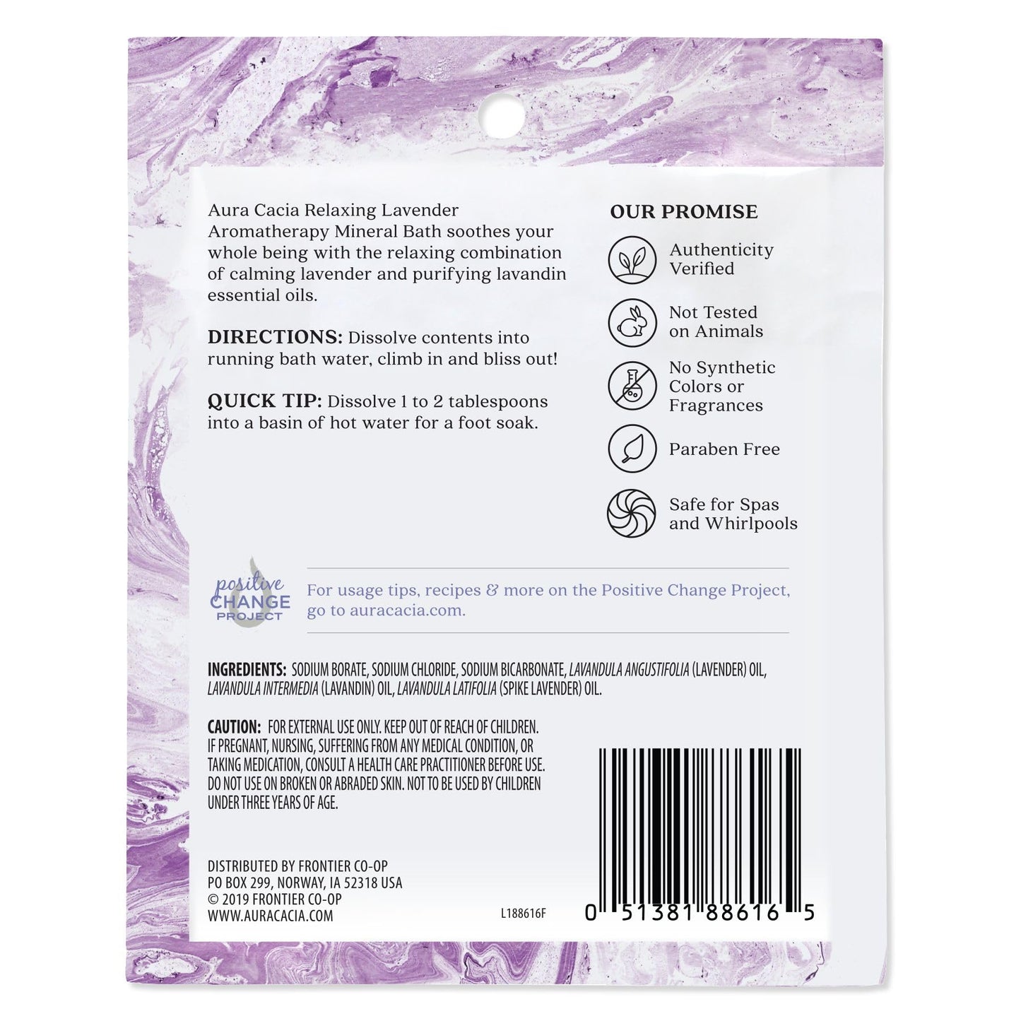 Aura Cacia Aromatherapy Mineral Bath, Relaxing Lavender, 2.5 ounce packet (Pack of 3) Beauty and Personal Care Aura Cacia