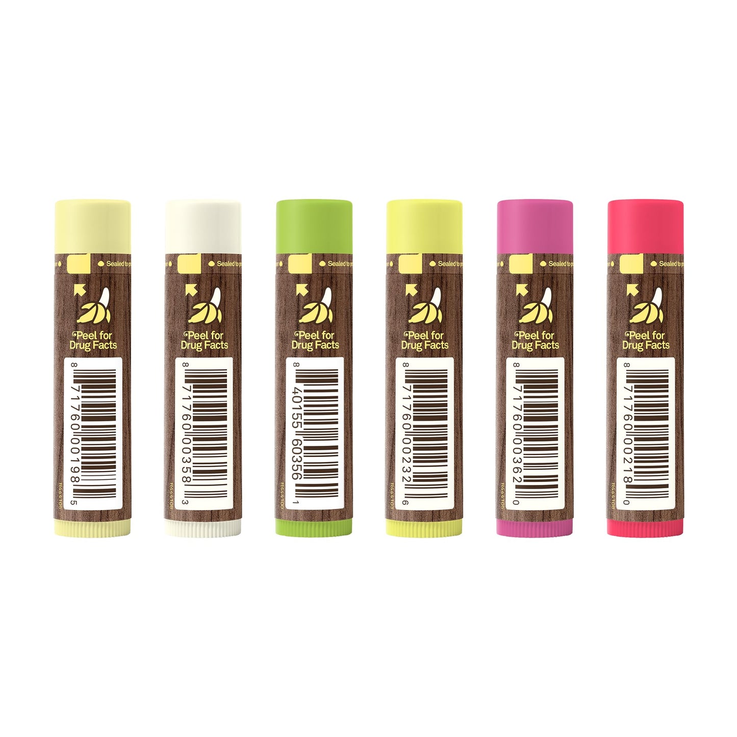 Sun Bum Lip Balm | SPF 30 | 0.15 Ounce Stick | Broad Spectrum UVA, UVB Protection, Paraben Free, Gluten Free, Vegan | The Originals Variety Pack | 6