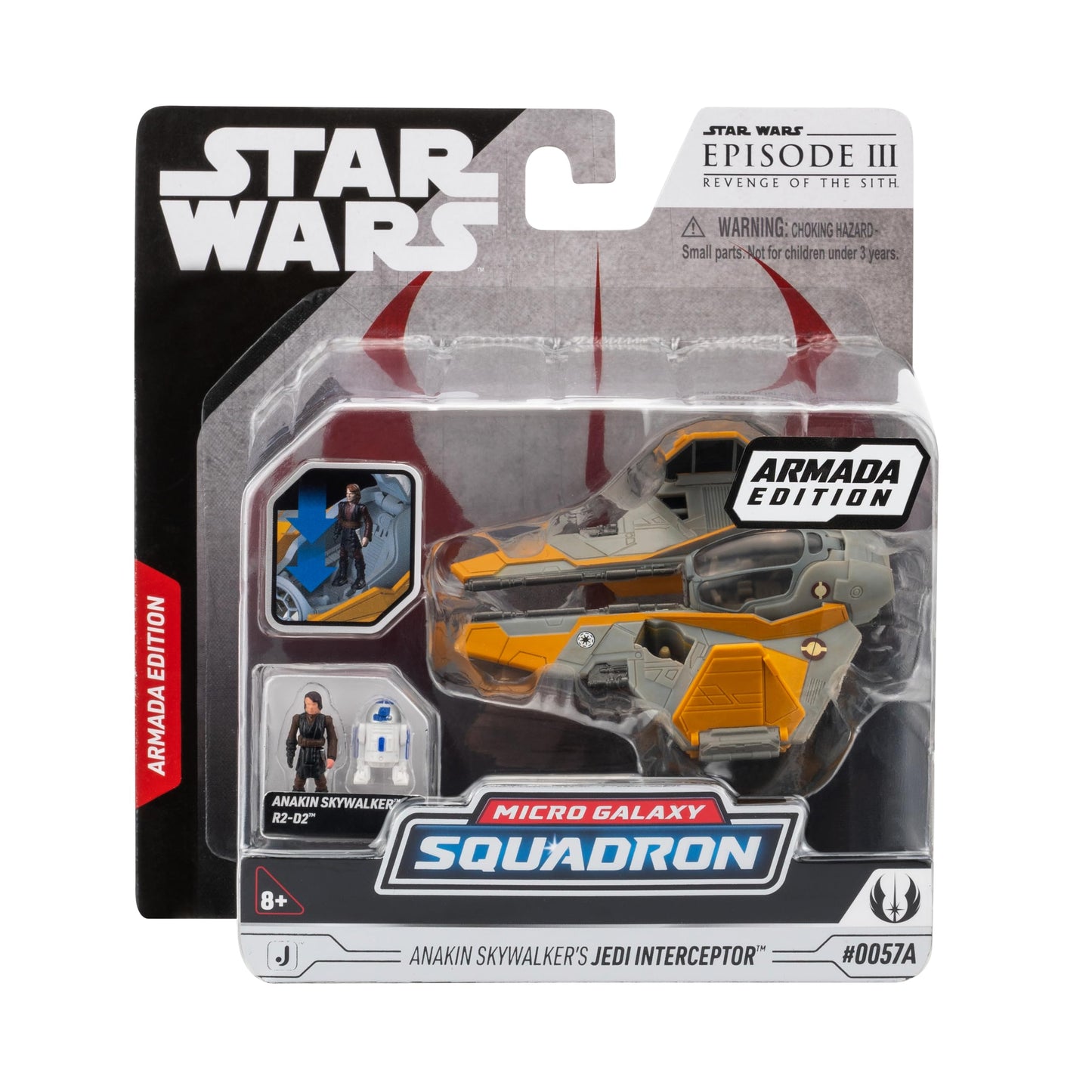 Star Wars Micro Galaxy Squadron Anakin's Jedi Interceptor (Armada Edition) Mystery Bundle - 3-Inch and 2.5-Inch Vehicles with Accessories (Amazon Exclusive)