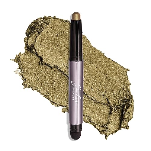 Julep Eyeshadow 101 Cream-to-Powder Waterproof Shadow Stick - Khaki Green Shimmer - Long-Lasting, Crease-Proof, Taupe Green Shimmer Cream Eyeshadow