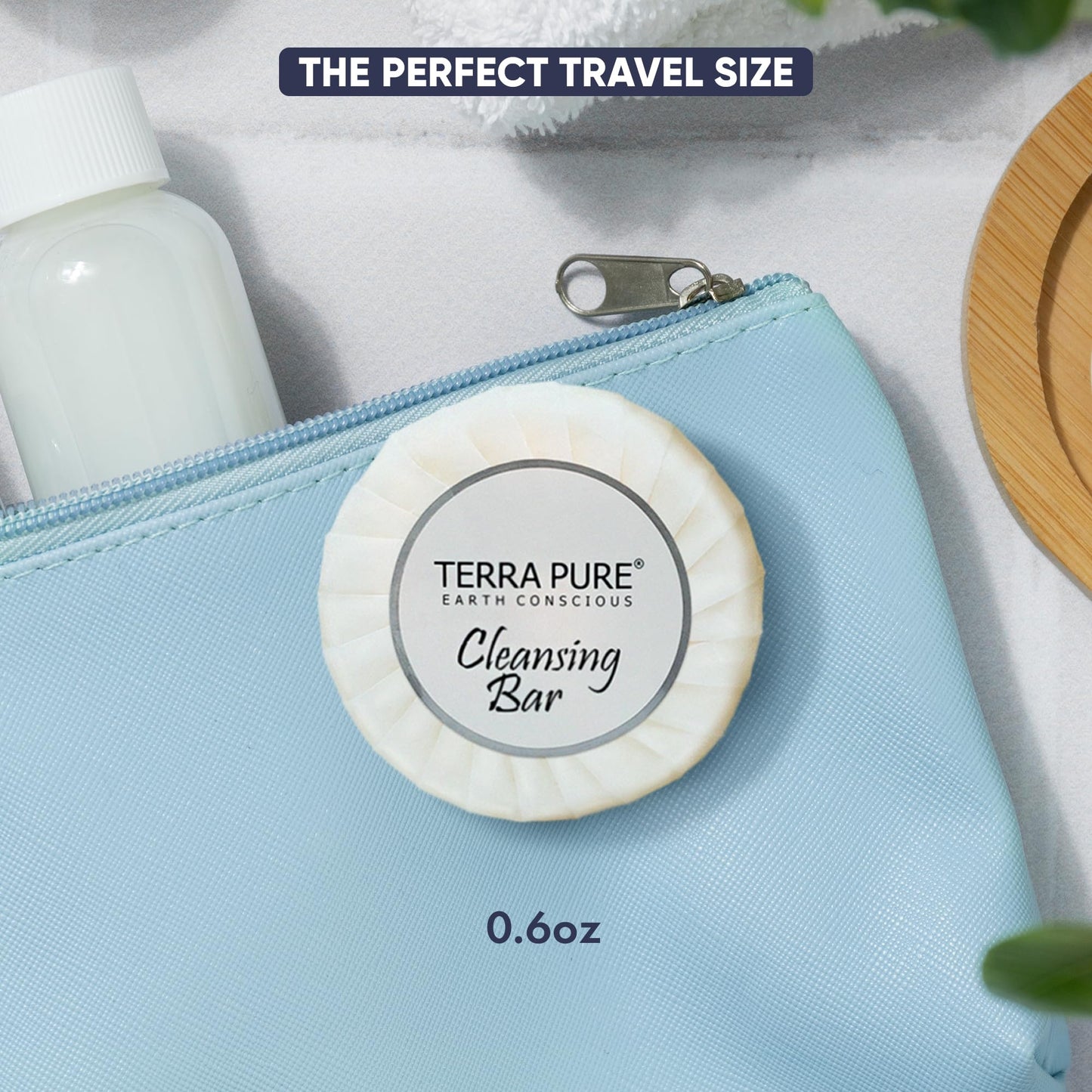 Travel Size Hotel Bar Soap 300 Count 0.6 oz Bars Guest Amenities for Hotels Vacation Rentals & Short Term Rentals Paraben Free White Tea & Coconut