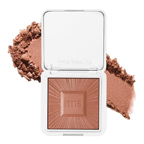 RMS Beauty Redimension Hydra-Bronzer - Talc-Free Gel-to-Powder Bronzer & Highlighter - Hydrating Cream Bronzer for Natural Glow & Sculpted Contour