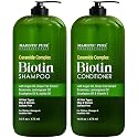 MAJESTIC PURE Biotin Shampoo and Conditioner Set - With Essential Oils & Ceramides - Helps Hair Growth, Thickening, Dry & Colored Hair - Sulfate Free