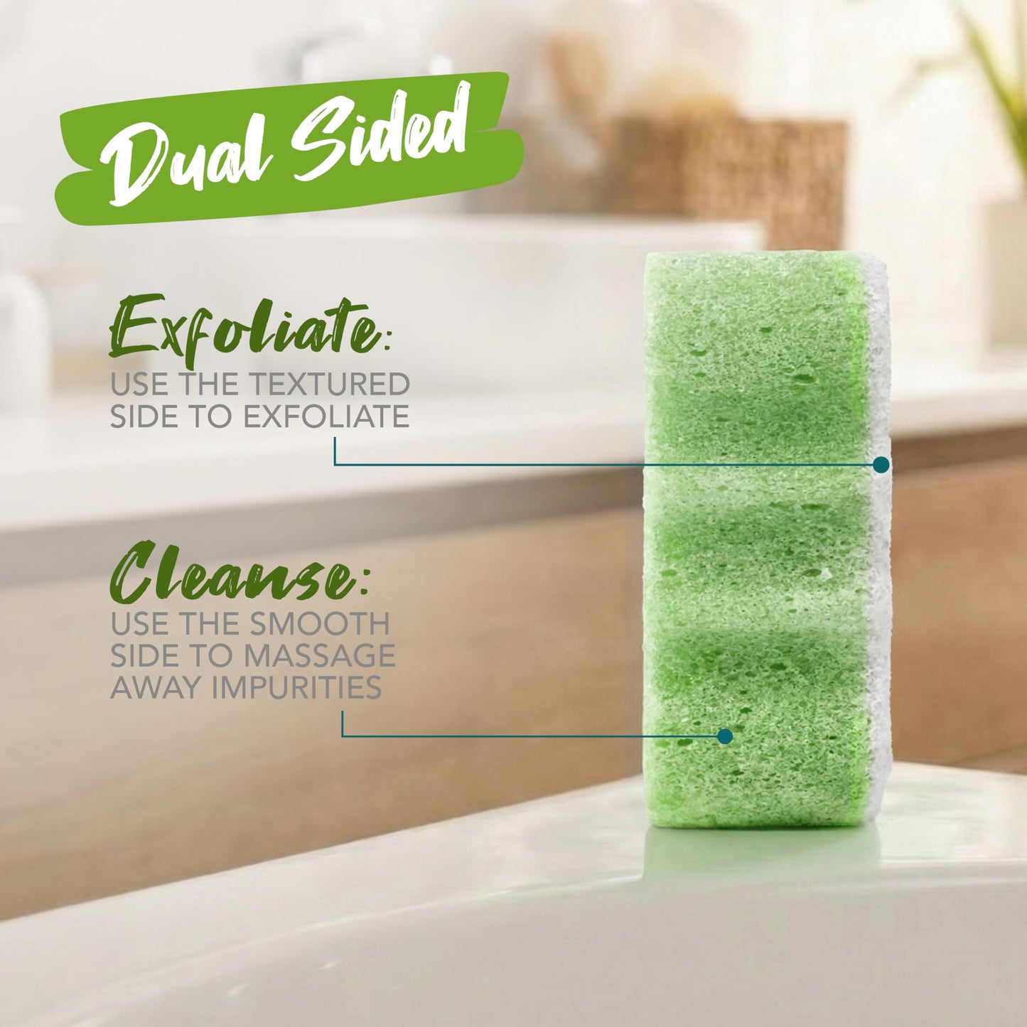 Spongeables Body Wash in a 20+ Wash Sponge, Cool Cucumber, 3 Count