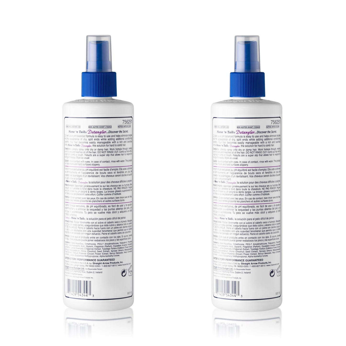 Mane 'n Tail Mane 'n tail detangler 2 pack, Apple Blossom, 24 Fl Ounce
