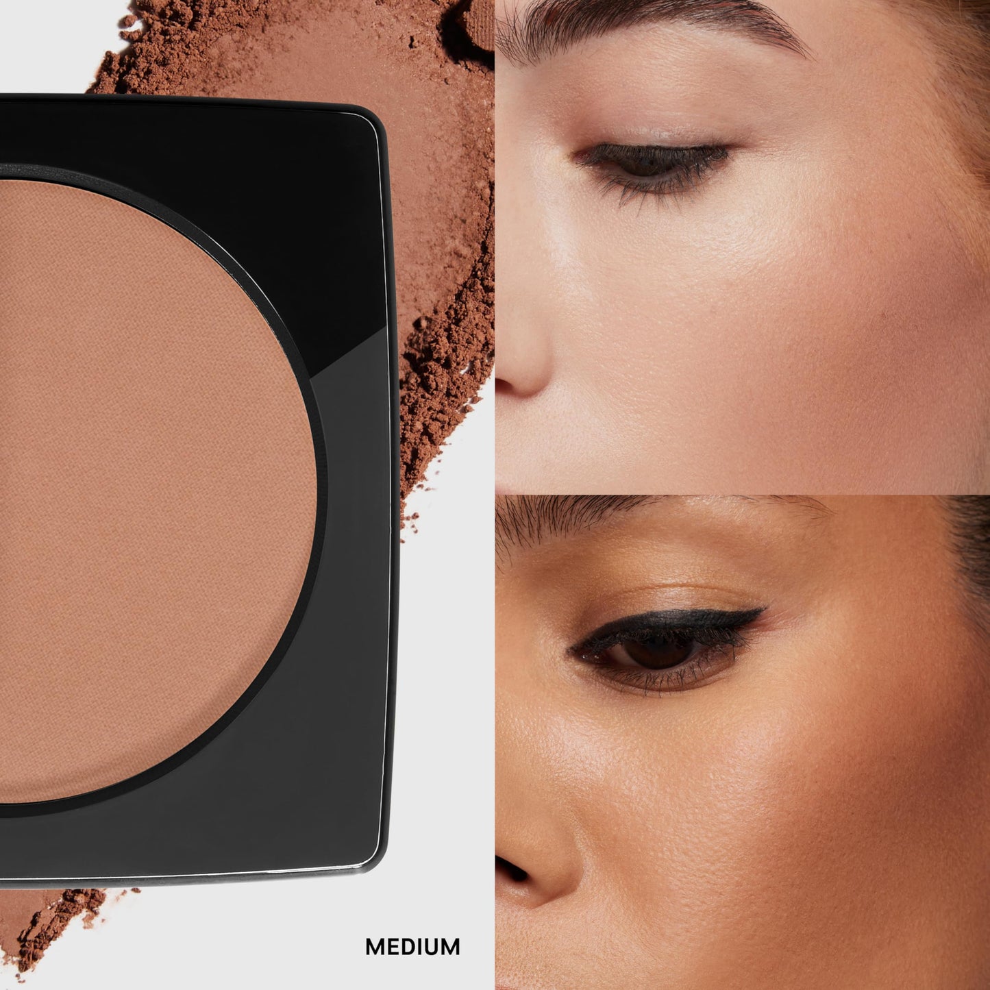 Bobbi Brown Bronzing Powder | Skin-Warming Matte Bronzer Powder for Natural-Looking Warmth, 0.32 Ounce, Medium