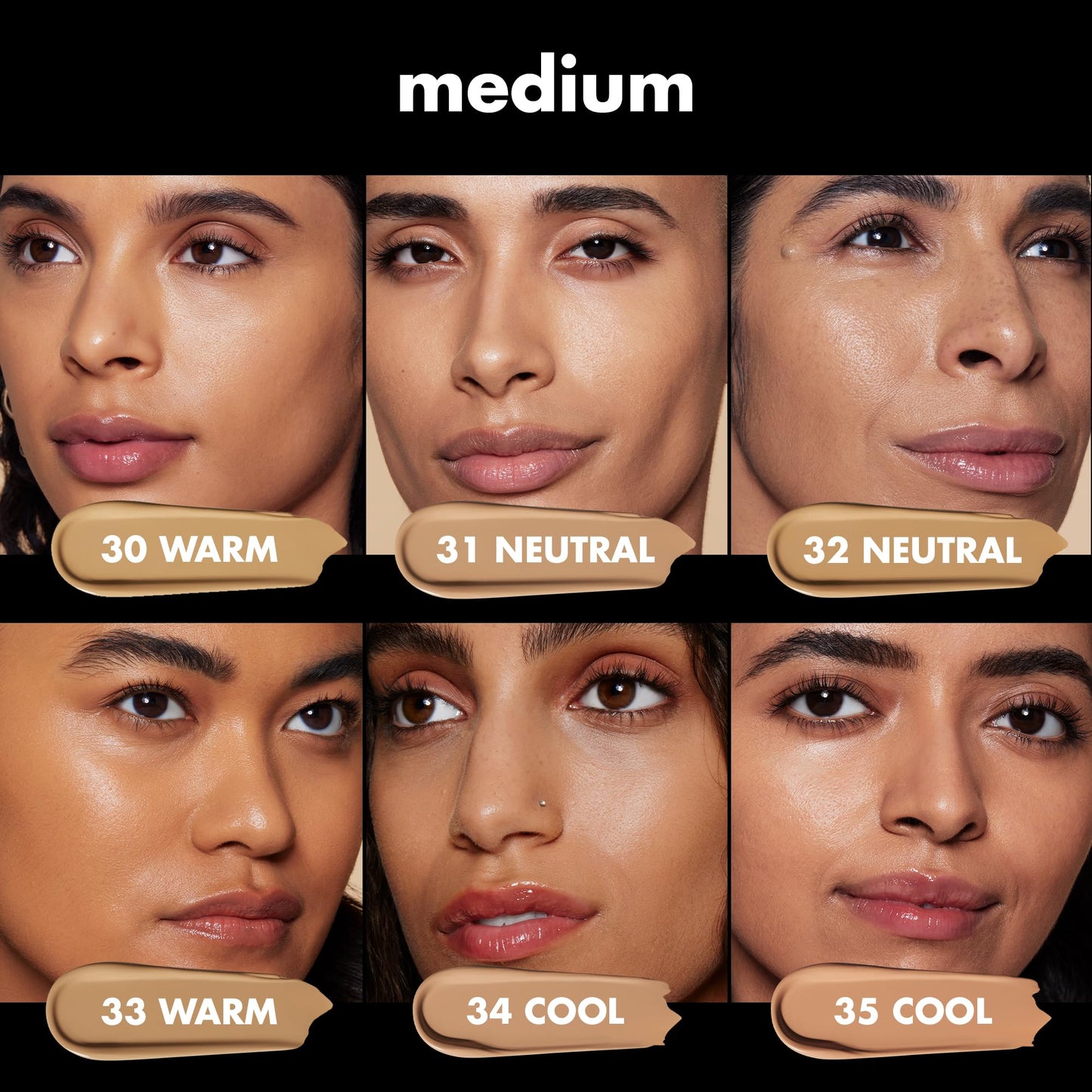 e.l.f. Soft Glam Foundation, Medium Coverage, Long-Lasting & Buildable Foundation For A Smooth, Satin Finish, Vegan & Cruelty-Free, 31 Medium Neutral