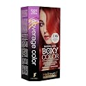 BOXY COLOR Coloring kit professional, permanent color cream hair dye with Vegetal Protein to get Hair with intense color shiny and silky. 100% Gray