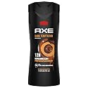 AXE Body Wash 12h Refreshing Scent Dark Temptation Dark Chocolate Men's Body Wash with 100 percent Plant-Based Moisturizers 16 oz
