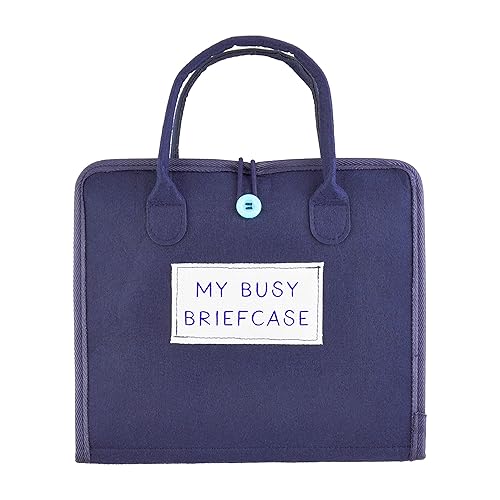 Mud Pie Blue My Busy Briefcase