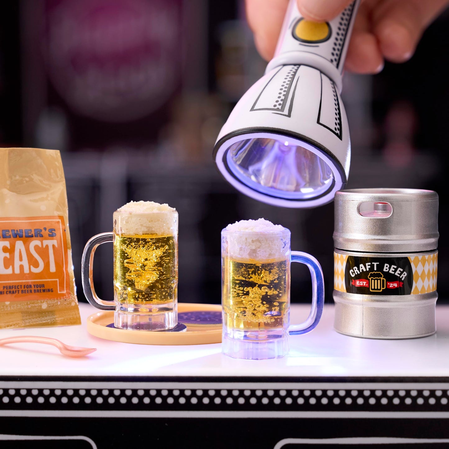 MGA's Miniverse Make It Mini Happy Hour Mini Collectibles, Blind Packaging, DIY, Resin Play, Replica Cocktails, NOT Edible, Collectors, 21+