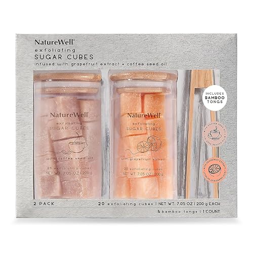 NatureWell Exfoliating Sugar Cubes, Grapefruit and Coffee, 20 Cubes (2 Pack) Beauty & Personal Care NATURE WELL