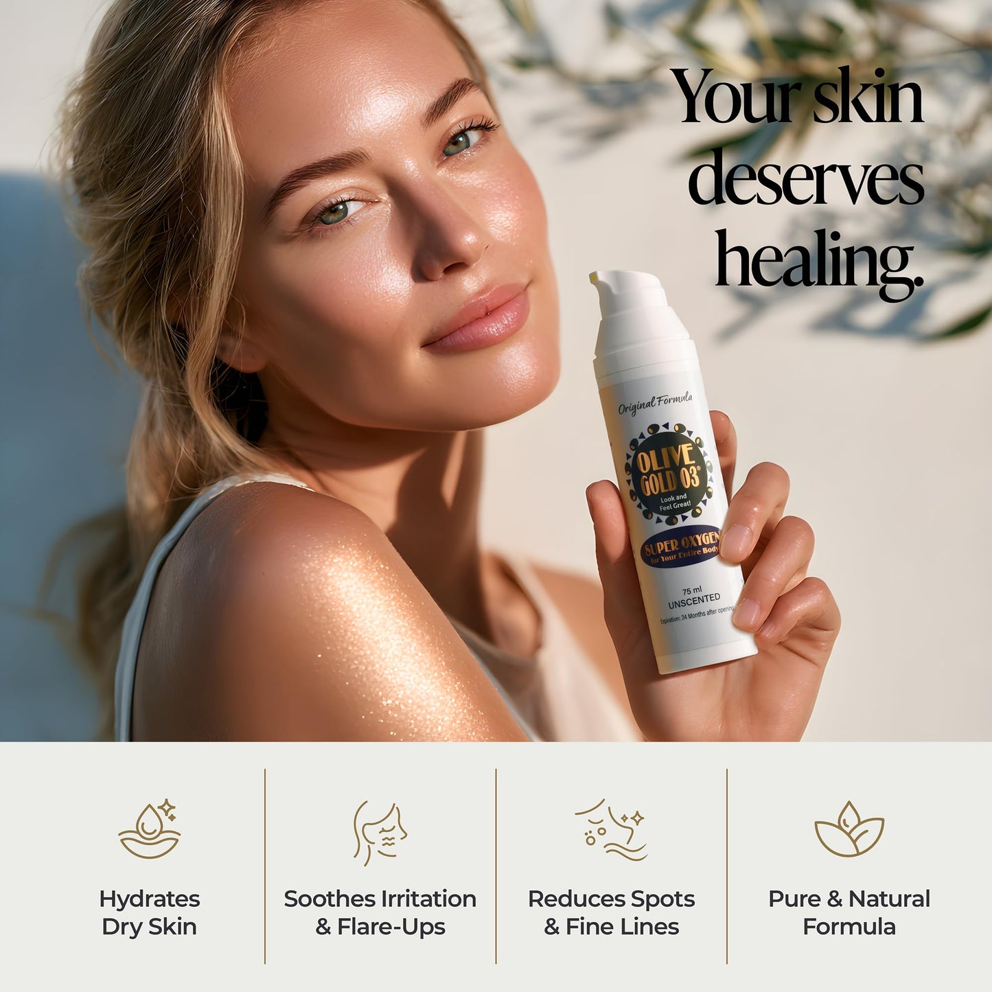 Olive Gold O3 Skin Care Lotion 75ml