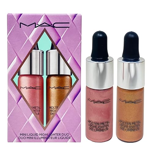 M·A·C Cosmetics Holiday Exclusive Surreal Shine Mini Highlighter Duo - Sugar Plum Pink and Freezing Gold