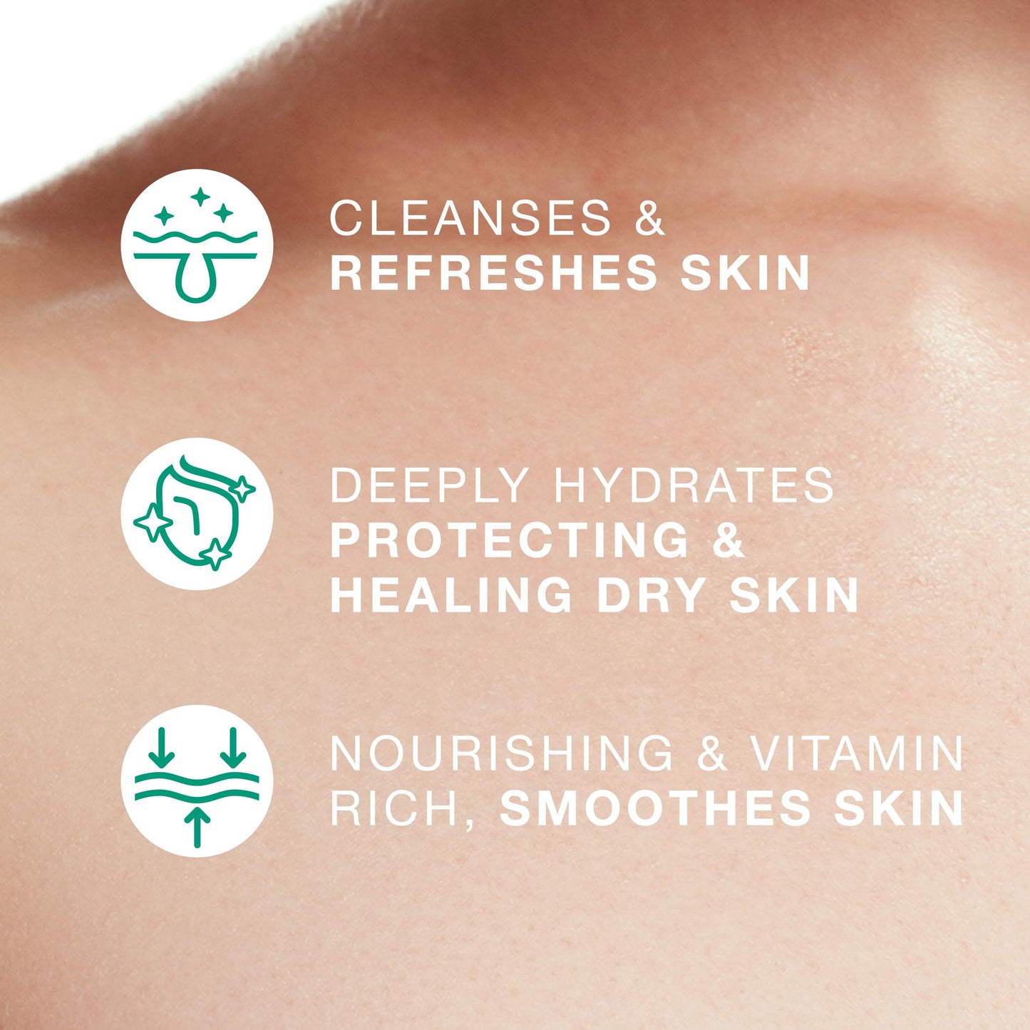 Moisturizing & Healing Body Wash with Sea Kelp & Aloe Vera - Hydrating Cleanser for Dry Skin - Vitamin-Enriched Shower Gel - 33.8 fl oz