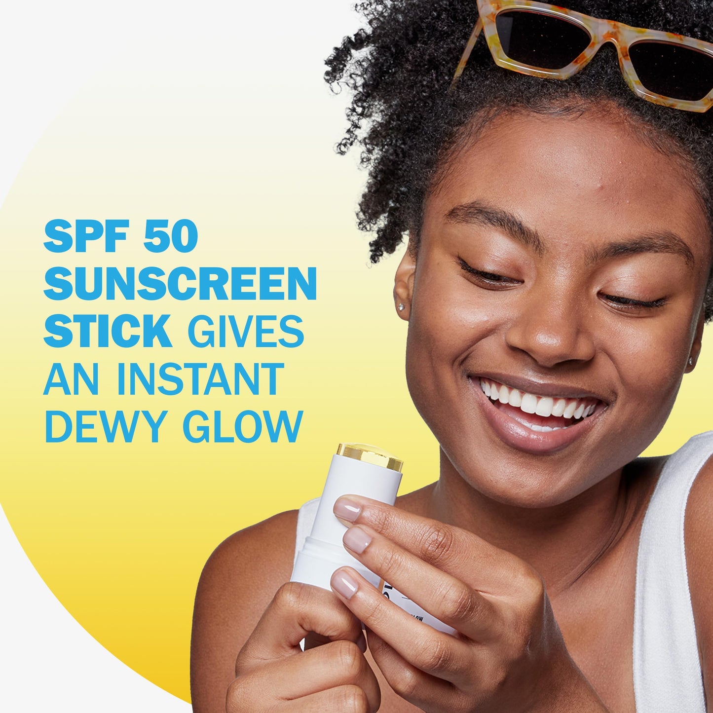 Olay Glow & Protect SPF 50 Face Sunscreen Stick, Fragrance Free, 0.5 OZ (14 G), Dewy Finish Sunscreen Stick with SPF 50 Broad Spectrum Sunblock