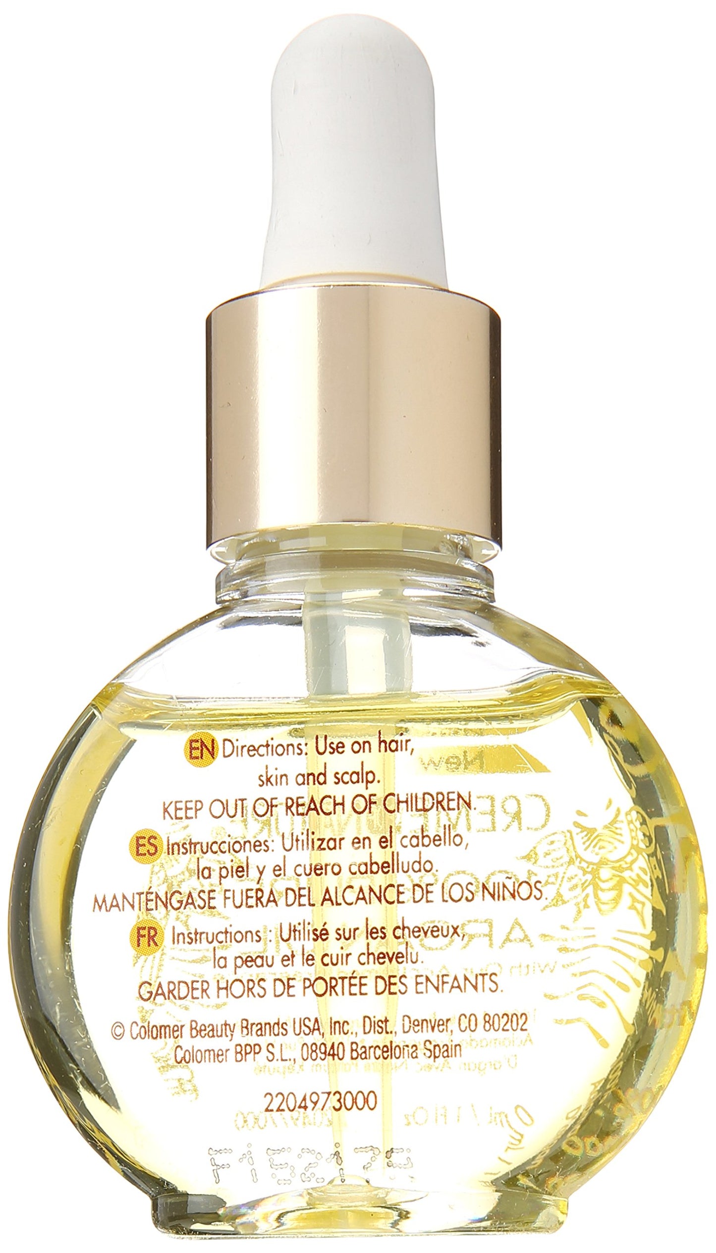 Creme of Nature, 100% Pure Argan Oil From Morocco, Restores, Protects and Moisturizes Hair, Scalp & Skin, 1 Fl Oz