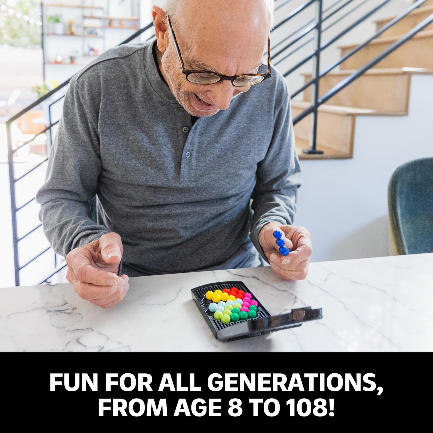 Educational Insights Kanoodle Genius – 3D Brain Teaser Puzzle Game with 200+ Challenges, Gift & Easter Basket Stuffers for Kids Ages 8+